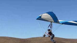 Hang gliding lessons 50 ft hill [upl. by Maridel]