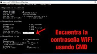 Como saber las contraseñas de WiFi guardadas en mi pc Windows 10 [upl. by Hort812]