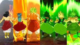 Dragon ball sparking zero  Complete Broly Transformation super amp Ultimate Attacks [upl. by Hgielram]