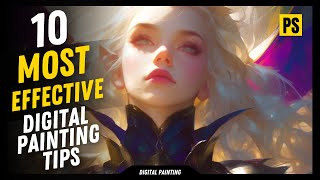 digital art｜10 Effective Digital Painting Tips [upl. by Yorel]