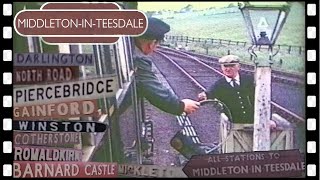 Darlington to MIDDLETONINTEESDALE train ride 1963 [upl. by Fong]