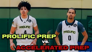 Tyran Stokes amp Mikey Lewis GO TO WORK Prolific Prep vs Accelerated Prep [upl. by Earised]