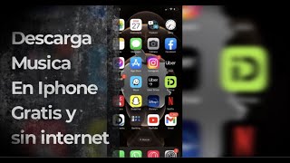 Como descargar MUSICA en iphone GRATIS y SIN INTERNET [upl. by Alida505]