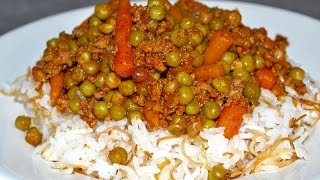 recette libanaise Riz petit poisviande hachéeطريقة عمل الارز بالبازلاءmayaencuisine [upl. by Vershen143]