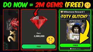 FREE 2M Gems 🤯 Do it Right Now  TOTY Glitch TIPS  Mr Believer [upl. by Einatsed]