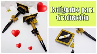 Como decorar Bolígrafos para fiesta de Graduación [upl. by Sally]