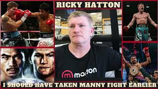 Ricky Hatton Hall Of Fame Interview  I should have taken Manny fight earlier [upl. by Ylenaj231]