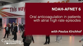 Oral anticoagulation in patients with atrial high rate episodes [upl. by Airotcivairam]