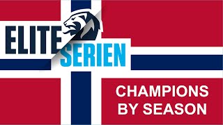 Eliteserien  Champions by Season 19382024 [upl. by Galer]