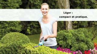 Sculptehaies et tailleherbes sans fil Bosch ASB 108 LI [upl. by Petrick]