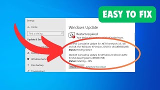 windows update KB5037768KB5038285 not installing in windows 10 [upl. by Roydd]