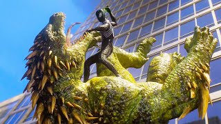 SpiderMan 2  Lizard Chase Scene Transformation amp Boss Fight 4K [upl. by Rahab429]