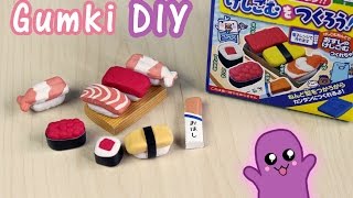 Gumki do ścierania DIY sushi  Kutsuwa eraser kit 2 [upl. by Zilla]