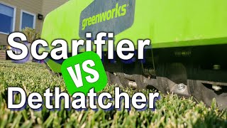 Are Electric Dethatchers and Scarifiers The Same Thing [upl. by Gytle]