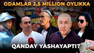 ODAMLAR 25 MILLION OYLIKKA QANDAY YASHAYAPTI [upl. by Martelle]