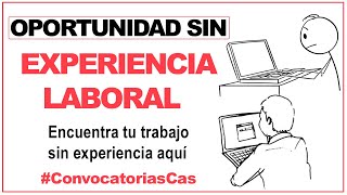 Conoce las OFERTAS de EMPLEO sin experiencia  trabajos sin experiencia para todos Ofertas Recientes [upl. by Ardeen672]