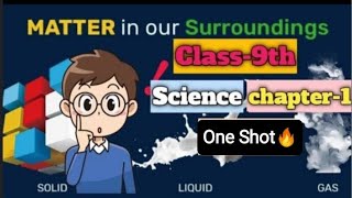 Class 9 Chemistry Ch 1 Matter In Our Surroundings In 5min🔥Animation Explained In English One Shot🔥 [upl. by Tarrant245]