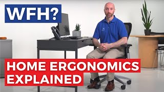 Working From Home  Home Ergonomics Explained [upl. by Ekihc]