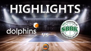 Highlights Norrköping Dolphins  Södertälje BBK  Final 37 [upl. by Ludlew]