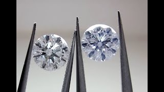 Fluorescent Diamond does fluorescence effect diamonds beauty amp colour or make a stone hazy milky [upl. by Deny]