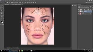 Adobe Photoshop Çatlaklık Efekti [upl. by Ares226]