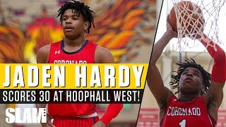 Jaden Hardy scores 30 at HoopHall West Top Ranked Sophomore Guard 🌵 [upl. by Tiff169]