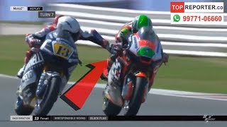 Romano fenati banned after grabbing rivals brakes while racing at 220kph  Topreporter news [upl. by Massimiliano]