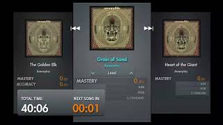 Grain of Sand  Amorphis Lead  D G C F A D Guitar Tab [upl. by Atiraj120]