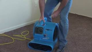 OdorStop OS2800 Carpet DryerAir Mover [upl. by Kinny]