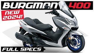 All New 2024 SUZUKI BURGMAN 400 [upl. by Rednazxela]