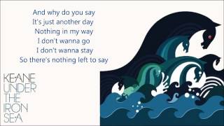 Keane  Nothing In My Way Lyrics [upl. by Nabetse]