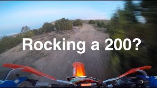 Riding a KTM 200 XCW for the First Time  Episode 250 [upl. by Lupee600]