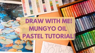 Paint with Me Mungyo Gallery Soft Oil Pastel Tutorial [upl. by Bernie]