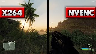 X264 vs NVENC  OBS Quality Comparison Live Streaming [upl. by Dnomed324]