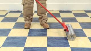 Marmoleum Tile Installation Video [upl. by Adnarram]