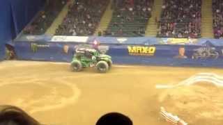 Monster jam nutter center 2015 donuts [upl. by Asined]