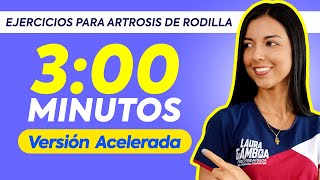 ᐈ Rutina de Ejercicios para Personas con Artrosis de Rodilla 【 RÁPIDA EN CASA 】 ✅💯 [upl. by Rech]