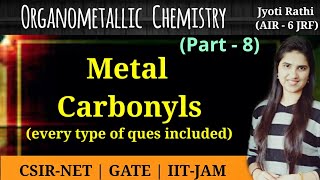 Metal carbonyl back bondingIR stretching frequencyBonding in metal olefin complexesOMC CSIRNET [upl. by Lepley353]