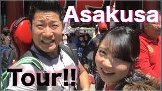 आसाकसा घूमने चलें Lets visit Asakusa Japan [upl. by Arihat]