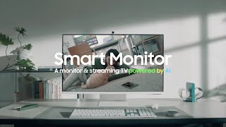 Smart Monitor A monitor amp streaming TV powered by AI  Samsung [upl. by Jonina]