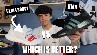 WATCH BEFORE YOU BUY UltraBoost vs Nmd R1 V1 [upl. by Raynah]