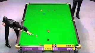 Ding Junhui Fires home his 2nd 147 maximum vs John Higgins at the 2008 UK Championship Part 22 [upl. by Aissyla]