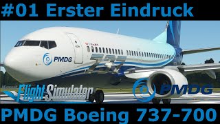 PMDG737700 01 Installation und erster Eindruck der Boeing 737700 Cold Start Takeoff [upl. by Eilasor]