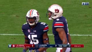 Football Highlights 2017 No 6 Auburn vs No 1 Alabama [upl. by Ullund]