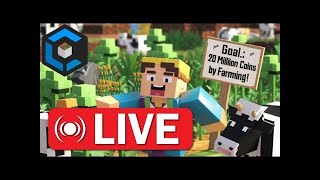 🌾 CraftersMc Skyblock Livestream Day 3  Starting Our Path to 20 Million Coins Through Farming 🌾 [upl. by Caplan]