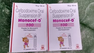 Monocef 100 Dry Syrup usesbenifits pricefull review hindi [upl. by Ajnos]