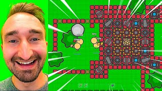 4Player Mega Base Strategy In Zombsio [upl. by Akalam]