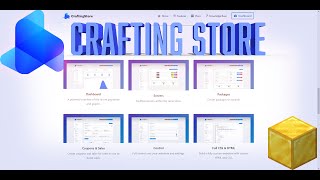 Minecraft Webstore  CraftingStore Showcase [upl. by Eilerua]