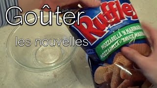 Ruffles Mozzarella et Sauce Marinara  Y goûter  Une Critique de Chips [upl. by Llij]