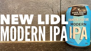 Lidl Down South Brewing Counter Culture Modern IPA  Lidl Craft Beer Review [upl. by Elrahc928]